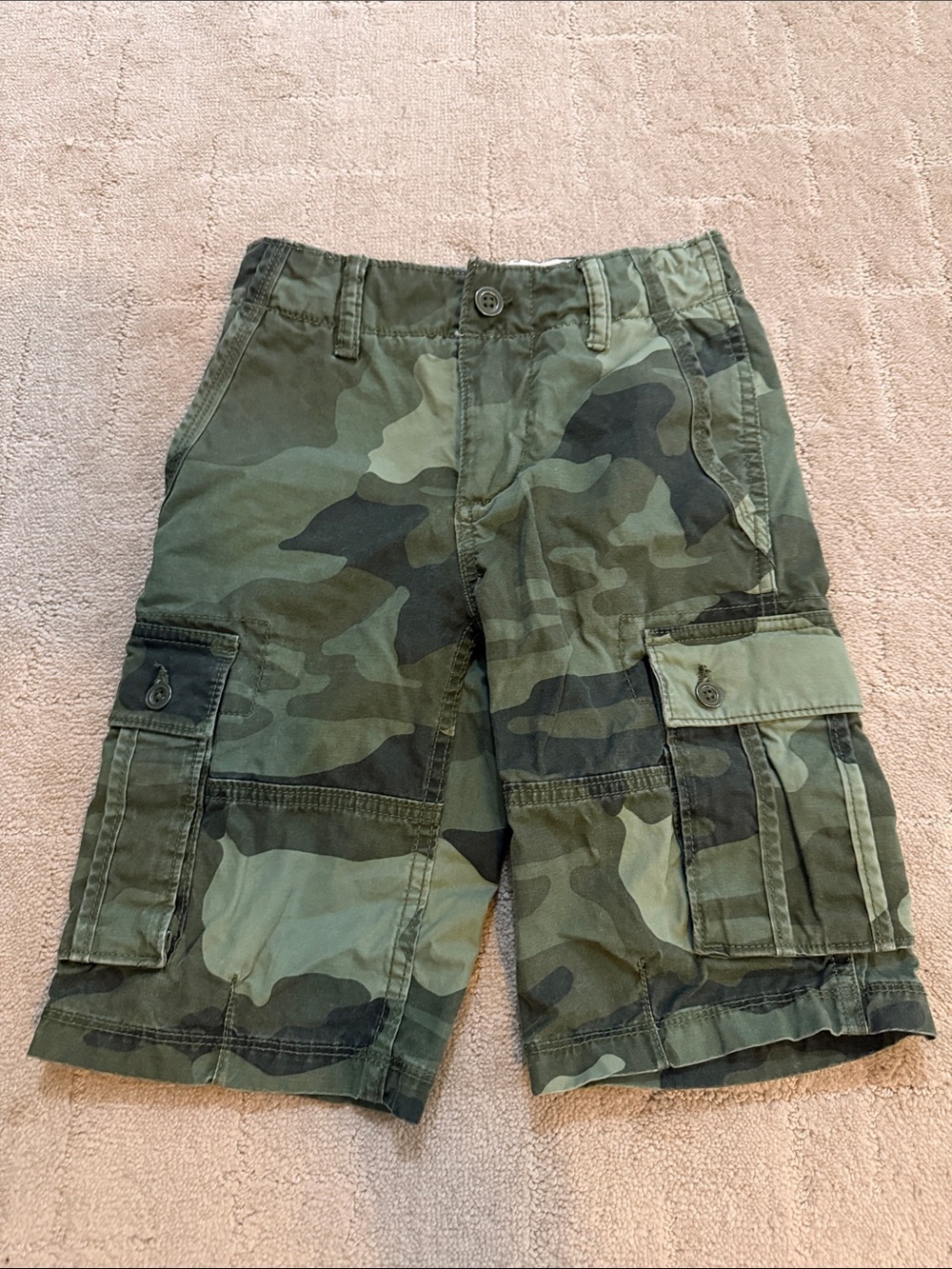 Gap boys Camo Cargo Shorts - Green